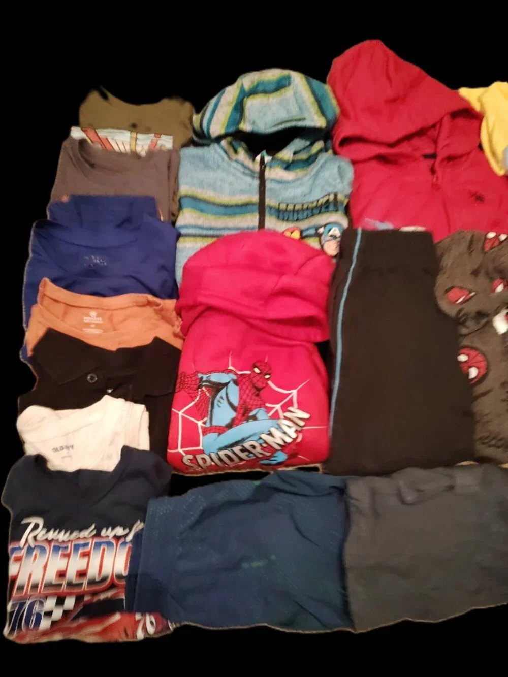 HUGE LOT CLOTHES SHIRTS PANTS HOODIE OUTFITS OLD NAVY US POLO~BOYS SIZE 4T-4/5